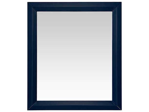 Heritage Blue Rectangular Wall Mirror