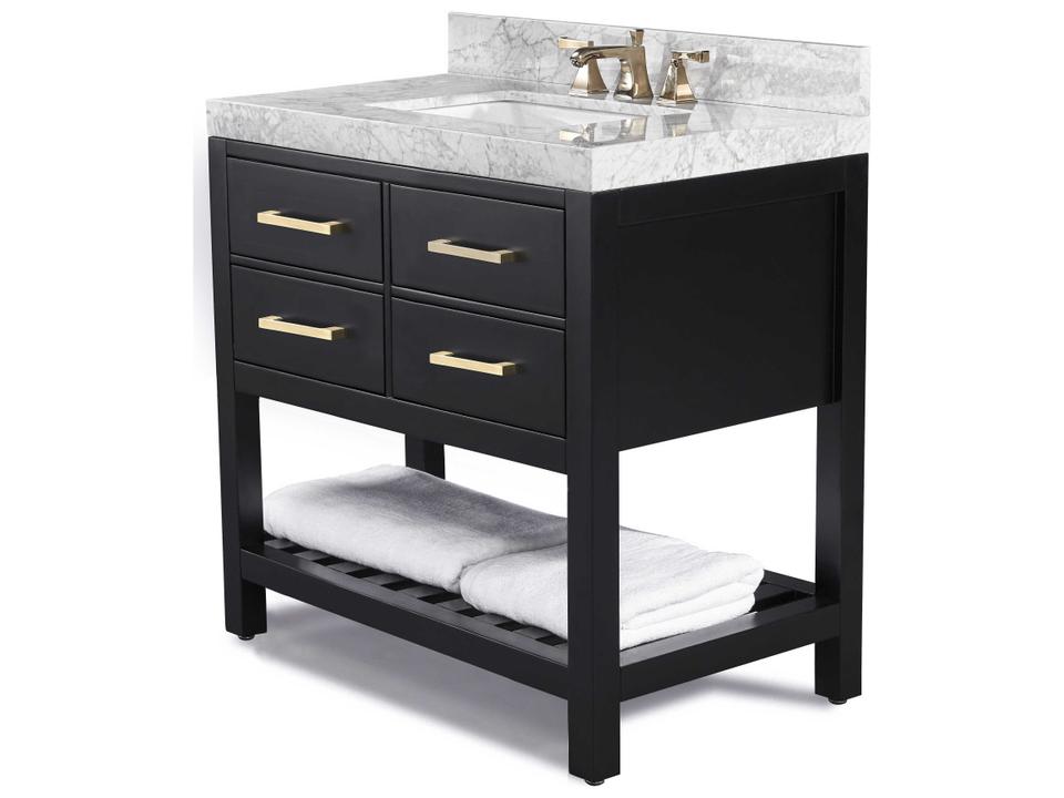 Elizabeth Black Onyx 36" Vanity