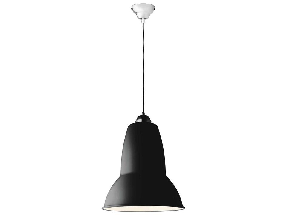 Original-1227 Giant 1-Light Jet Black Bell Pendant