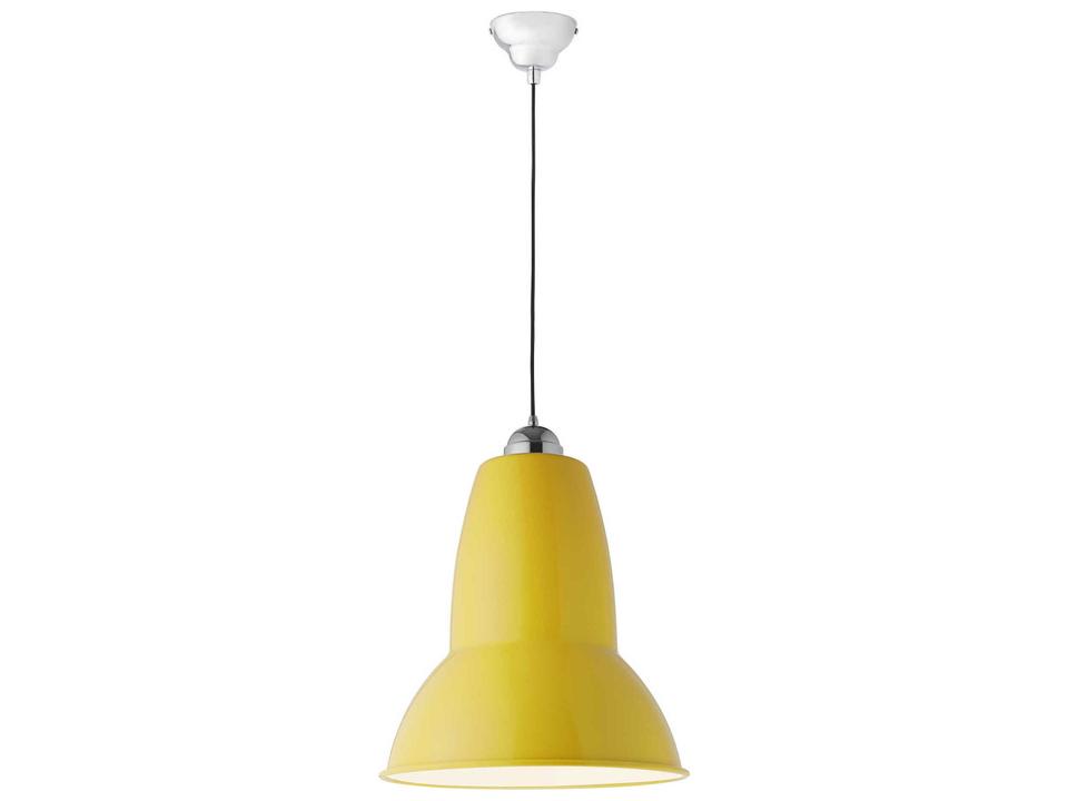 Original-1227 Giant 1-Light Citrus Yellow Bell Pendant