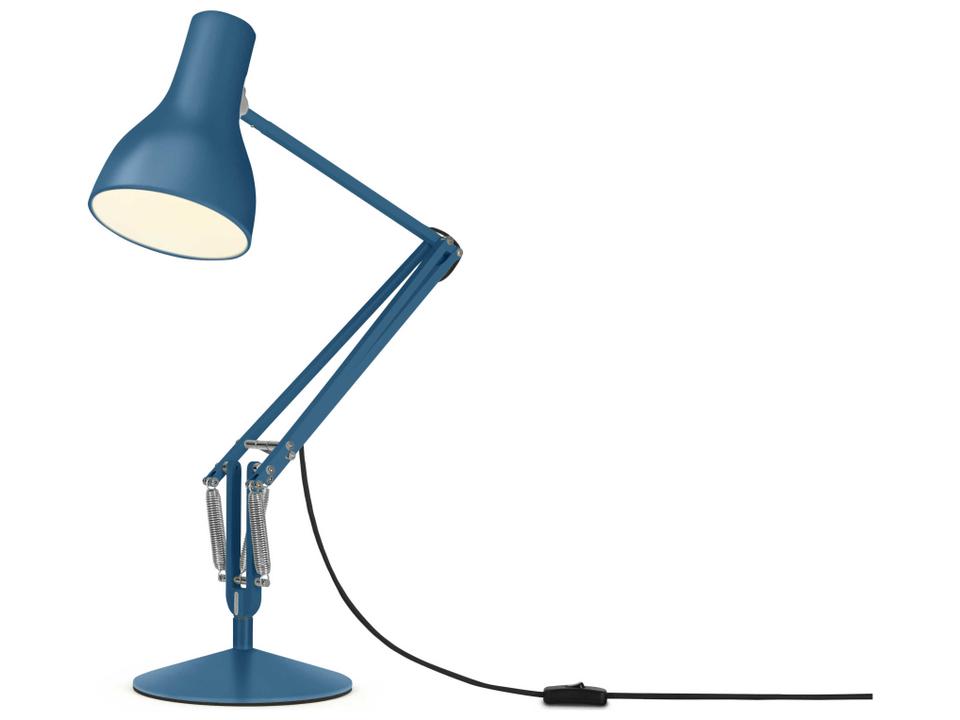 Type 75 Desk Lamp Margaret Howell Edition in Saxon Blue