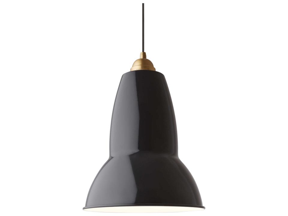 Original-1227 Giant 1-Light Jet Black Bell Pendant