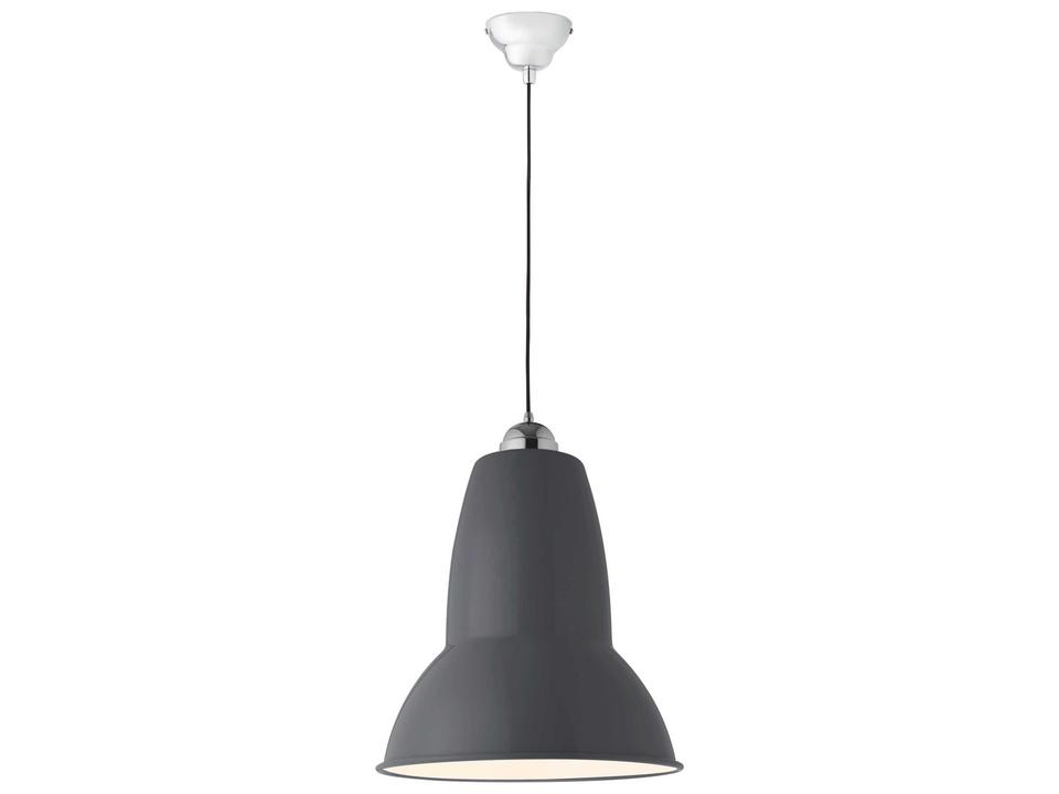 Original-1227 Giant 1-Light Slate Grey Bell Pendant