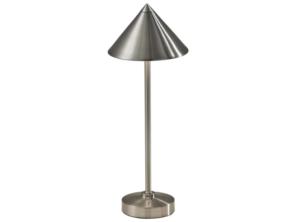 Ritchie Cordless LED Table Lamp Brushed Steel Rechargeable