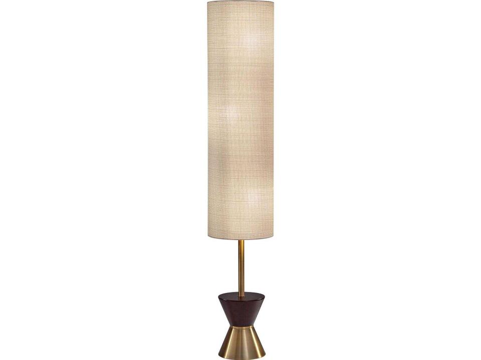 Carmen Floor Lamp Mid-Century Modern Antique Brass