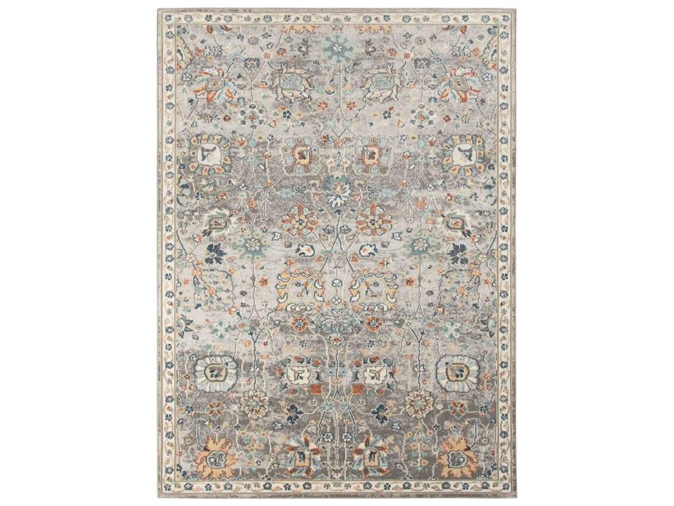 Bohemian BHM-6 Power-Loomed Indoor Outdoor Area Rug Gray