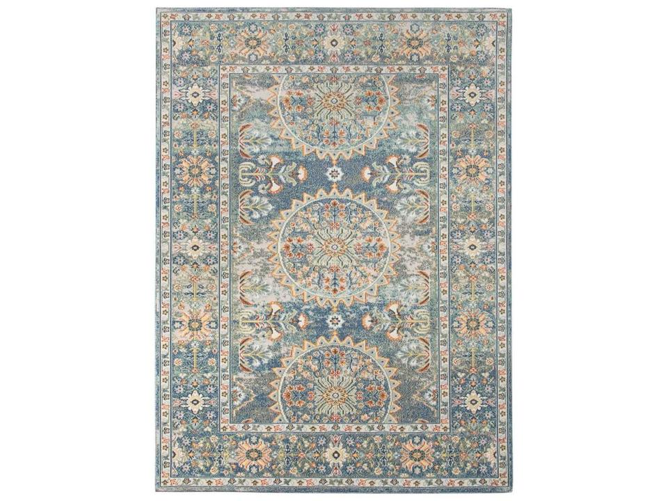 Bohemian BHM-7 Blue Transitional Indoor Outdoor Area Rug