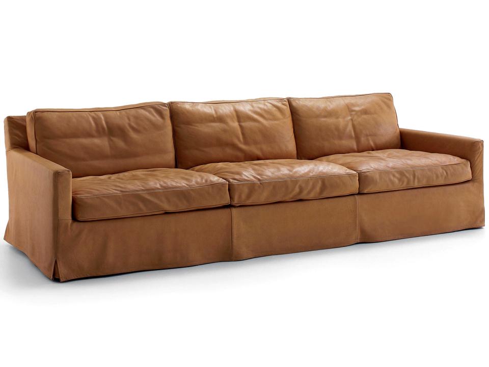 Cousy 3-Seat Upholstered Sofa with Removable Cover