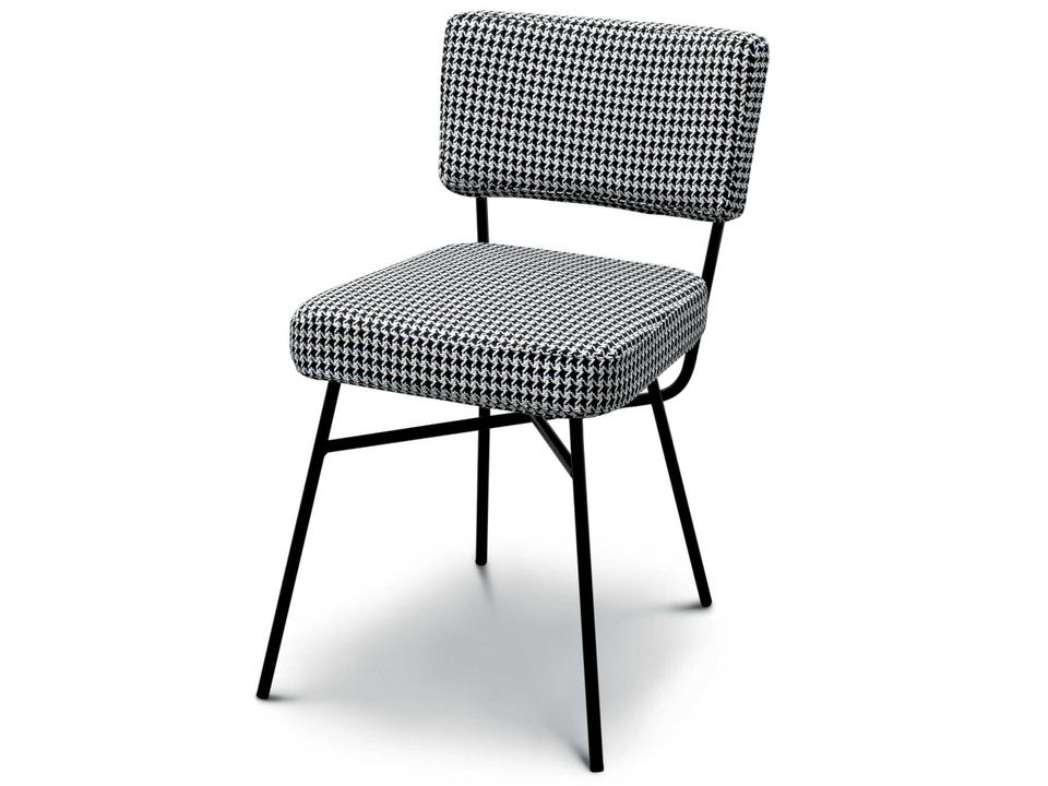 Elettra Gray Upholstered Armless Dining Chair