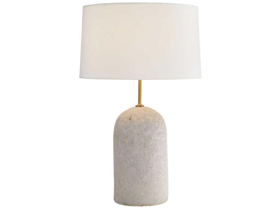 Capelli Ivory Volcanic Glaze Off White Buffet Lamp