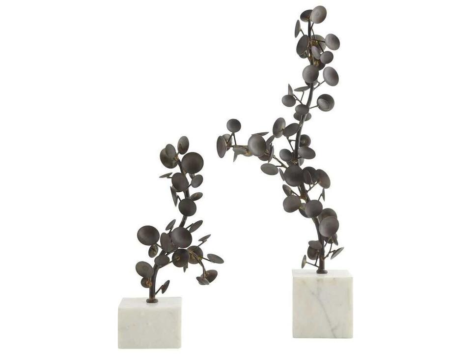 Labrynth Bronze Sculpture Set of 2