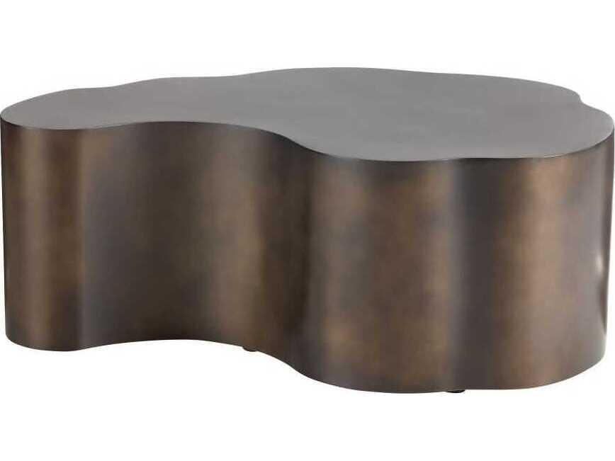 Meadow Rectangle Coffee Table in Bronze Iron