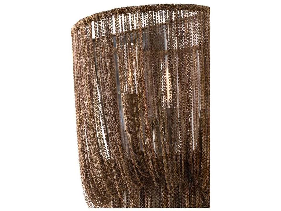 Yale Small Aged Brass Tassel Wall Sconce
