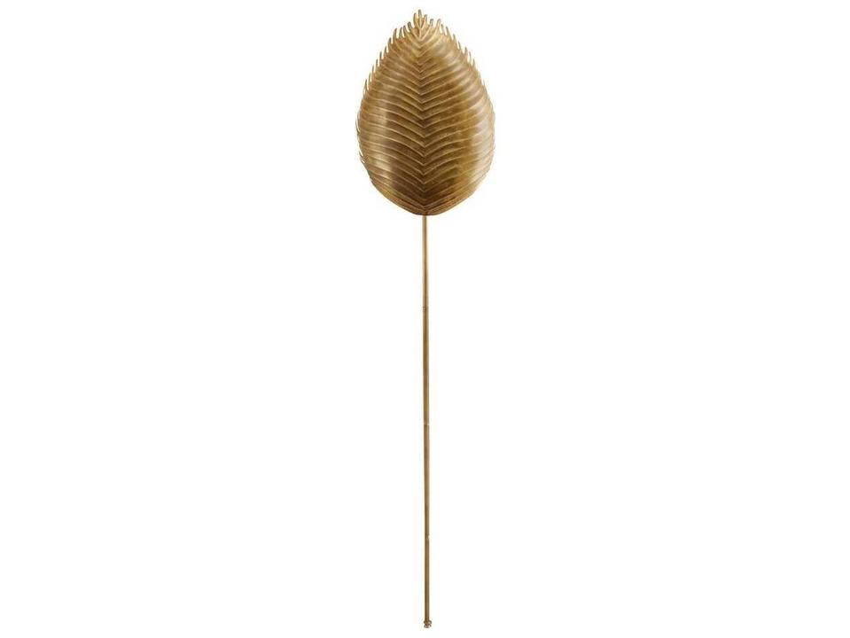 Myrtle Wall Sconce Vintage Brass Leaf