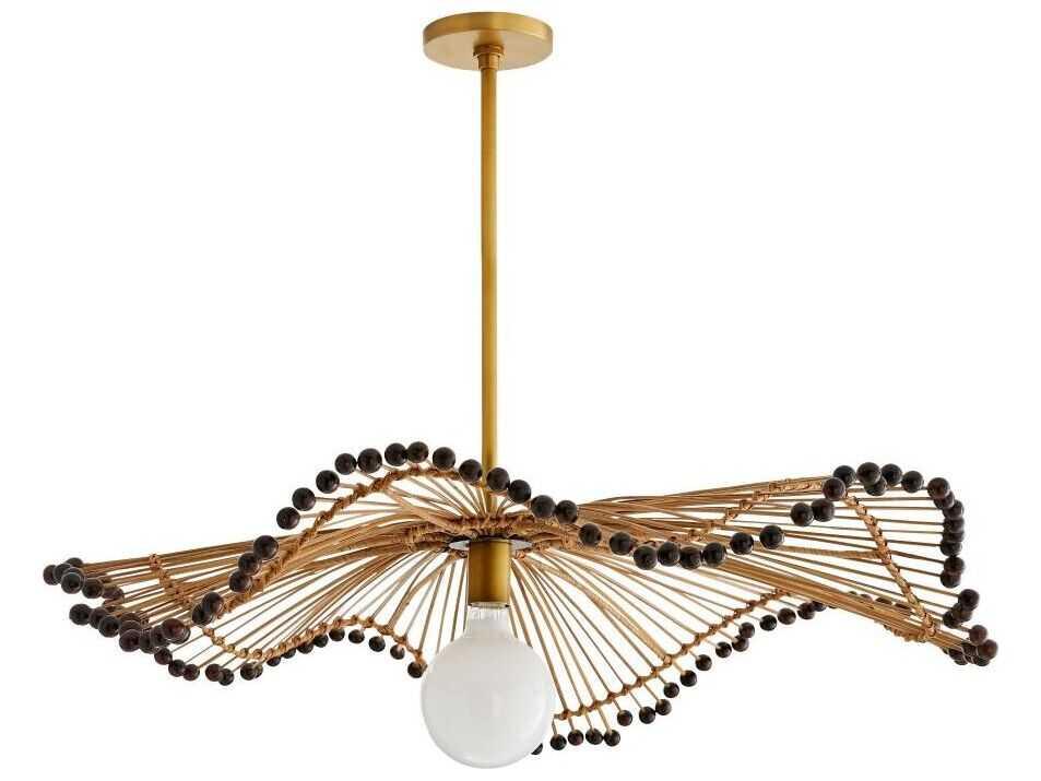 Waverly Rattan Pendant Light Natural
