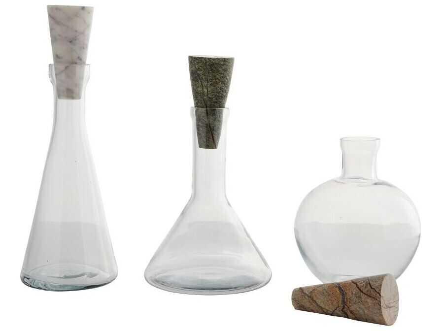 Oaklee Clear Decanter Set of 3