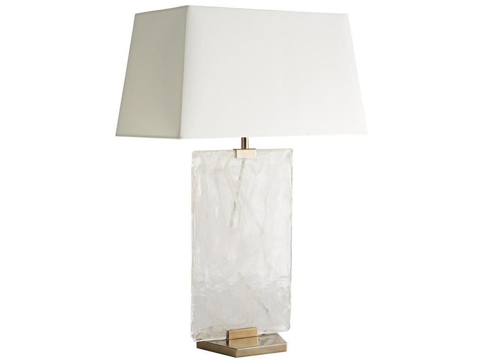 Maddox Opal Swirl White Buffet Lamp