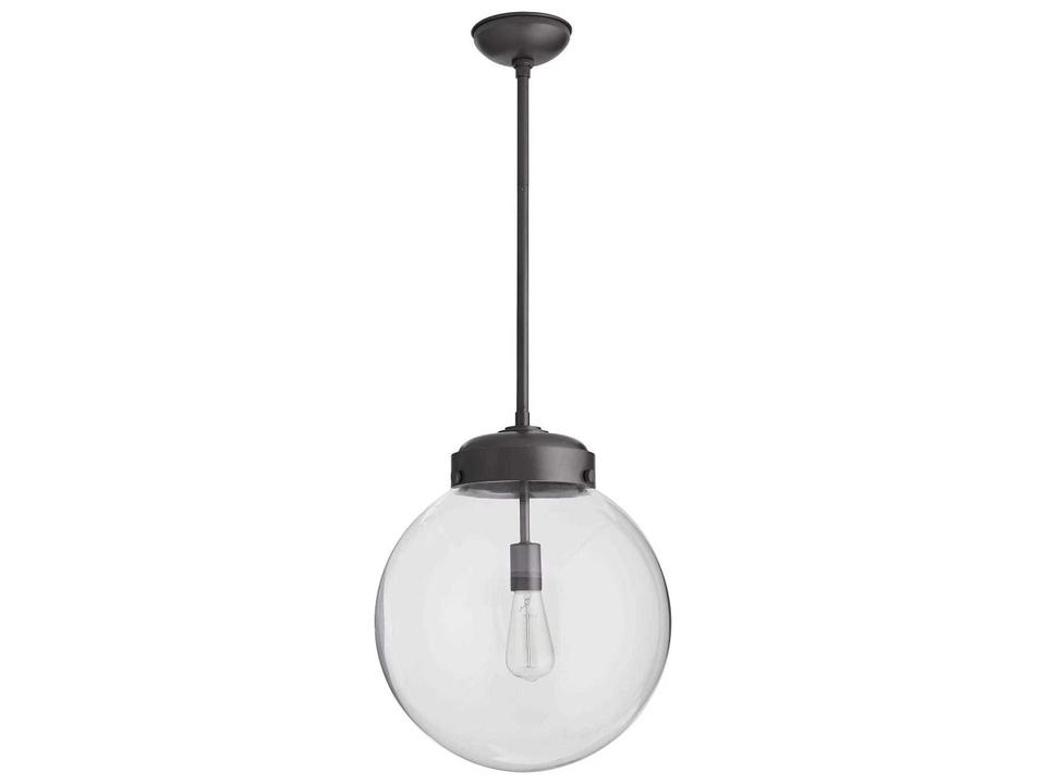 Reeves 1-Light Outdoor Hanging Light in Aged Iron