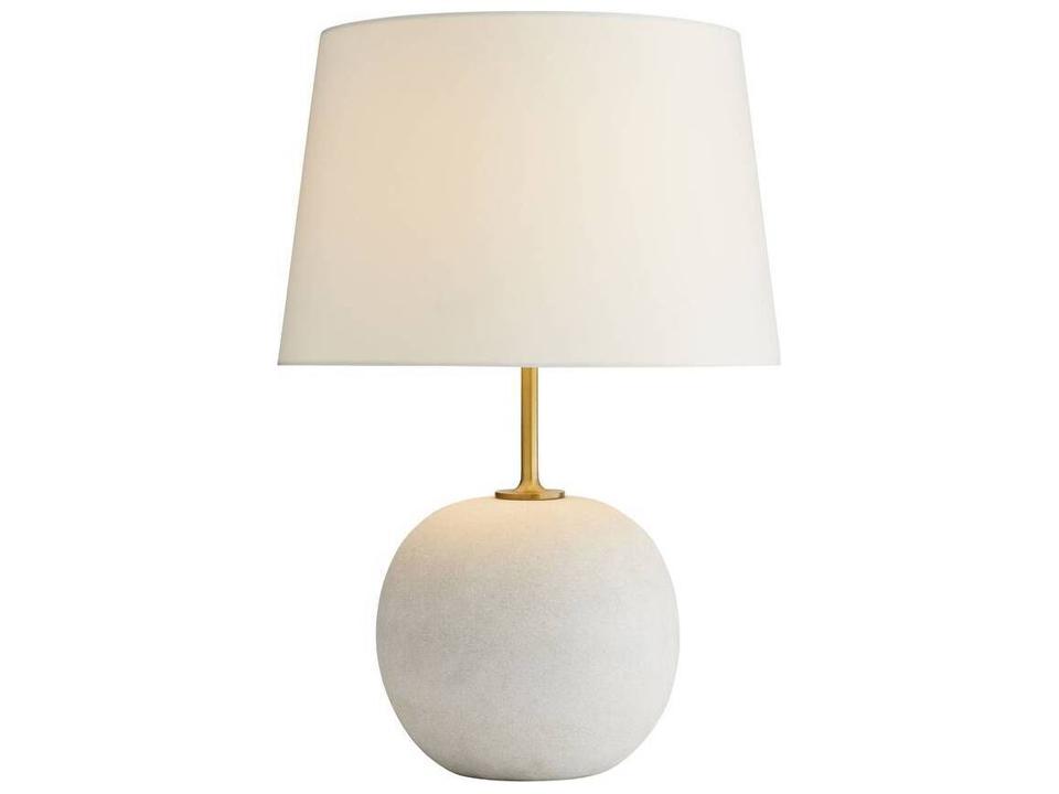 Ivory Ricestone White Buffet Lamp