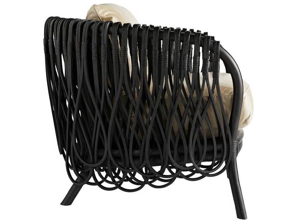 Strata Beige Leather Accent Chair