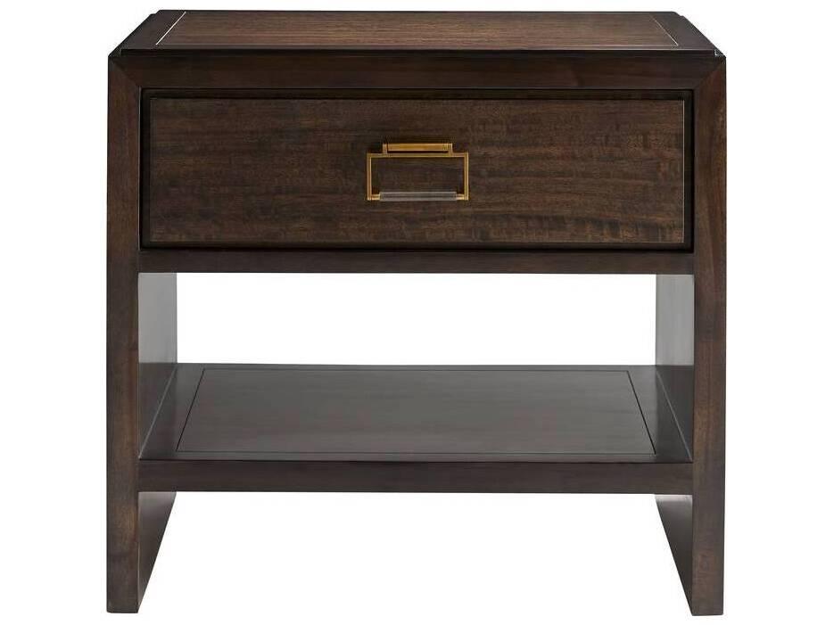 1-Drawer Brown Ethan Nightstand