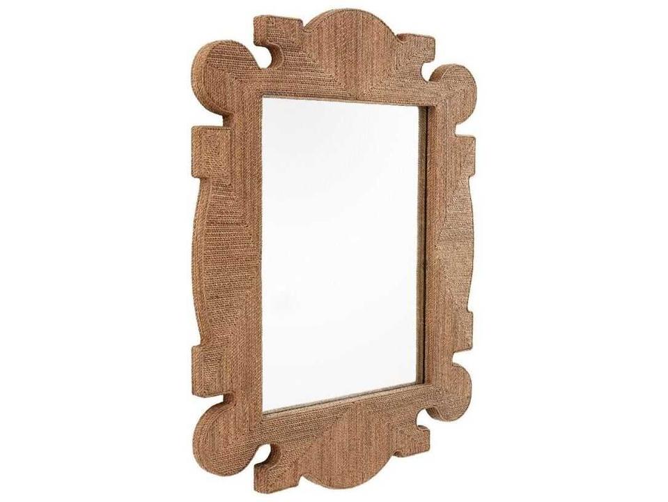 Arteriors Mowgli Wall Mirror Tobacco Stained Abaca