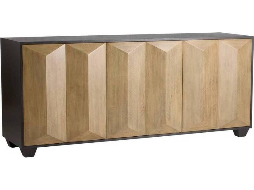 Arteriors Sapphire Chamois Gray Eucalyptus Veneer Credenza
