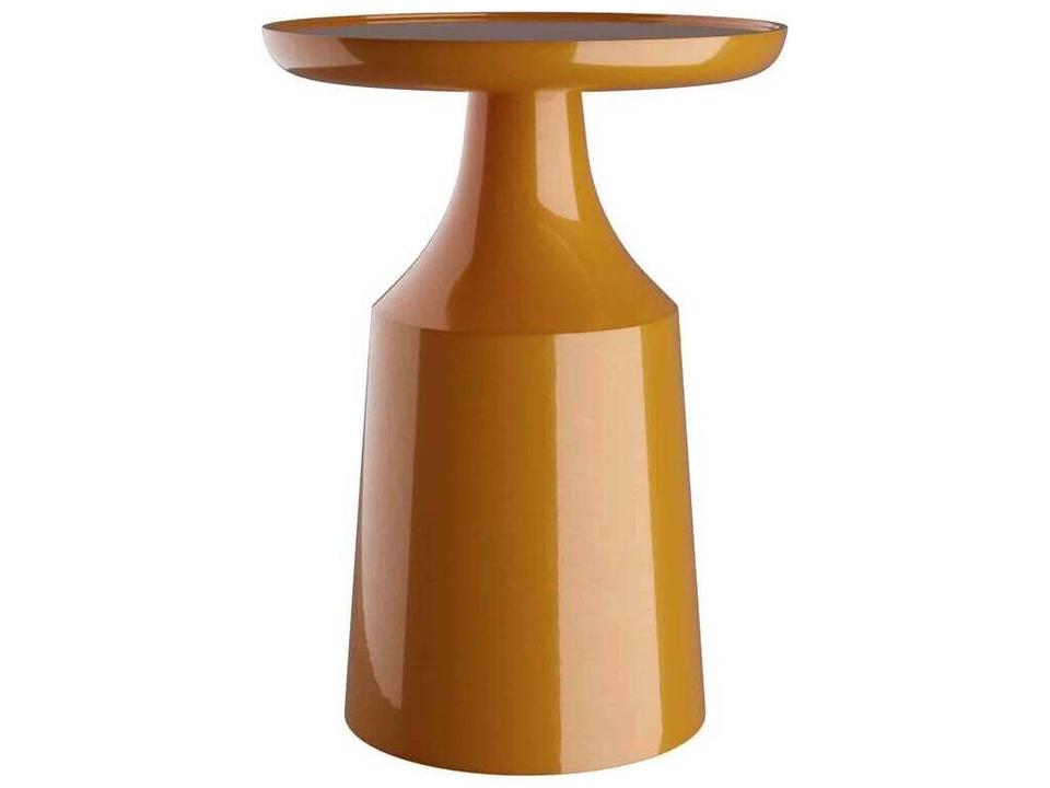Turin Round Fiberglass End Table Spice