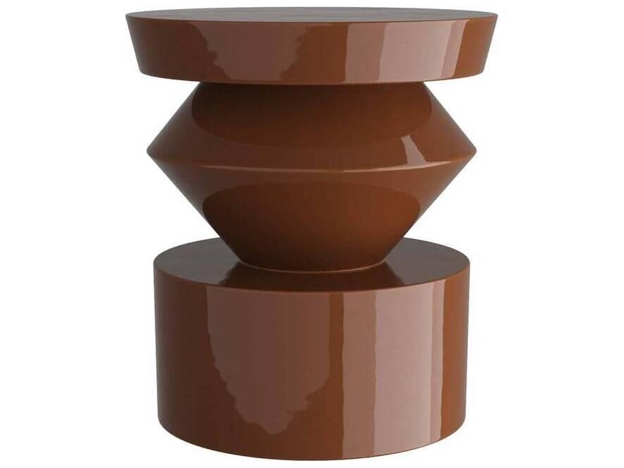 Uma Accent Table Paprika Fiberglass