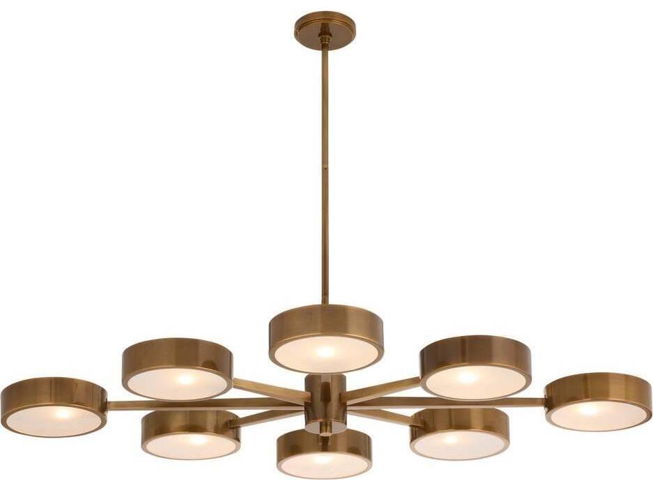 Linus Starburst Chandelier Heritage Brass