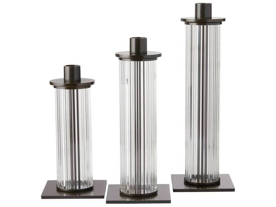 Clear Candle Holder