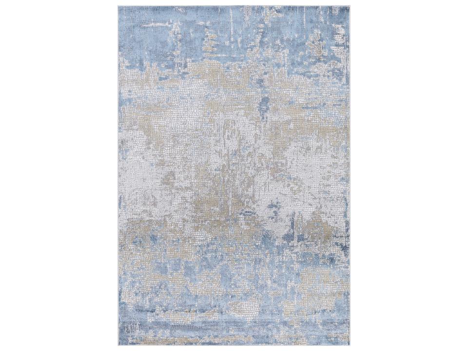 Hamilton HAM-6 Power-Loomed Area Rug in Gold Blue