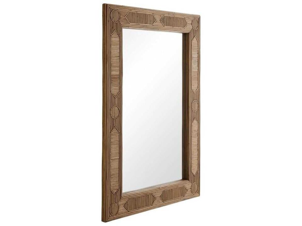 Madeline Rattan Rectangular Wall Mirror