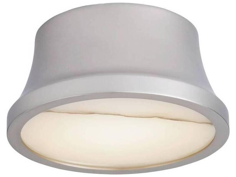 Vintage Silver Round Flush Mount