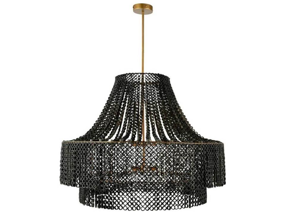 Hannie Large Chandelier Gray Wash Statement Lighting