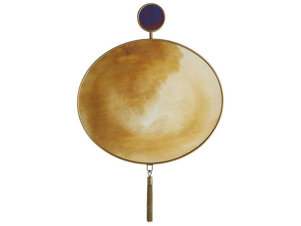 Moon Glow Mirror Antique Brass