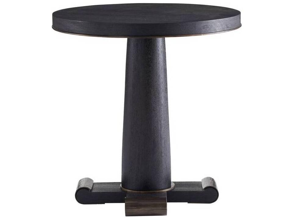 Hurst End Table Modern Ebony Wood
