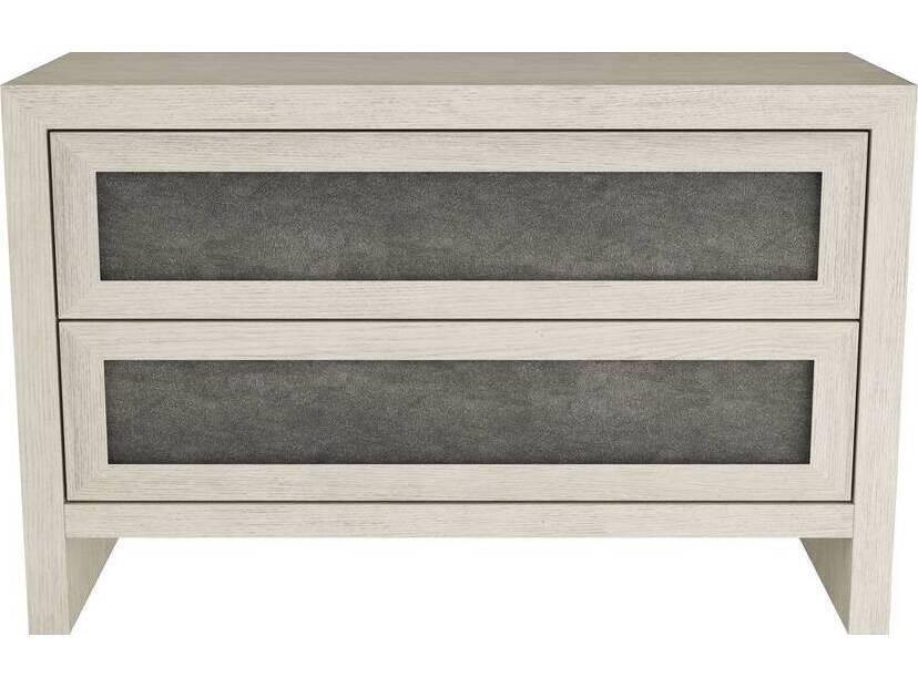Burnett Side Table in Smoke Suede