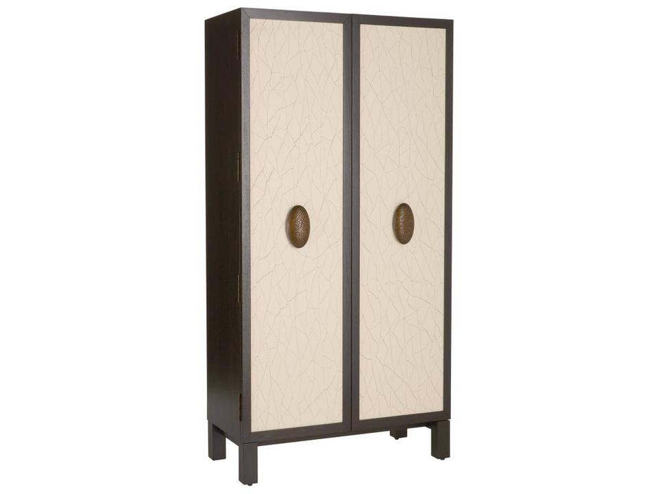 White Black Bar Cabinet