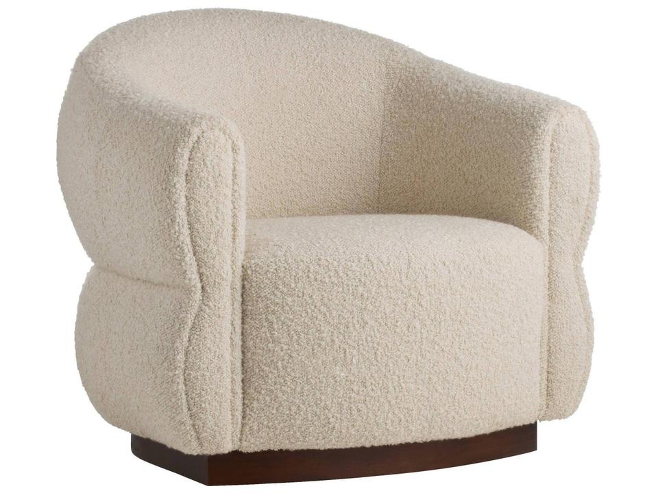 Swivel Cream Accent Chair