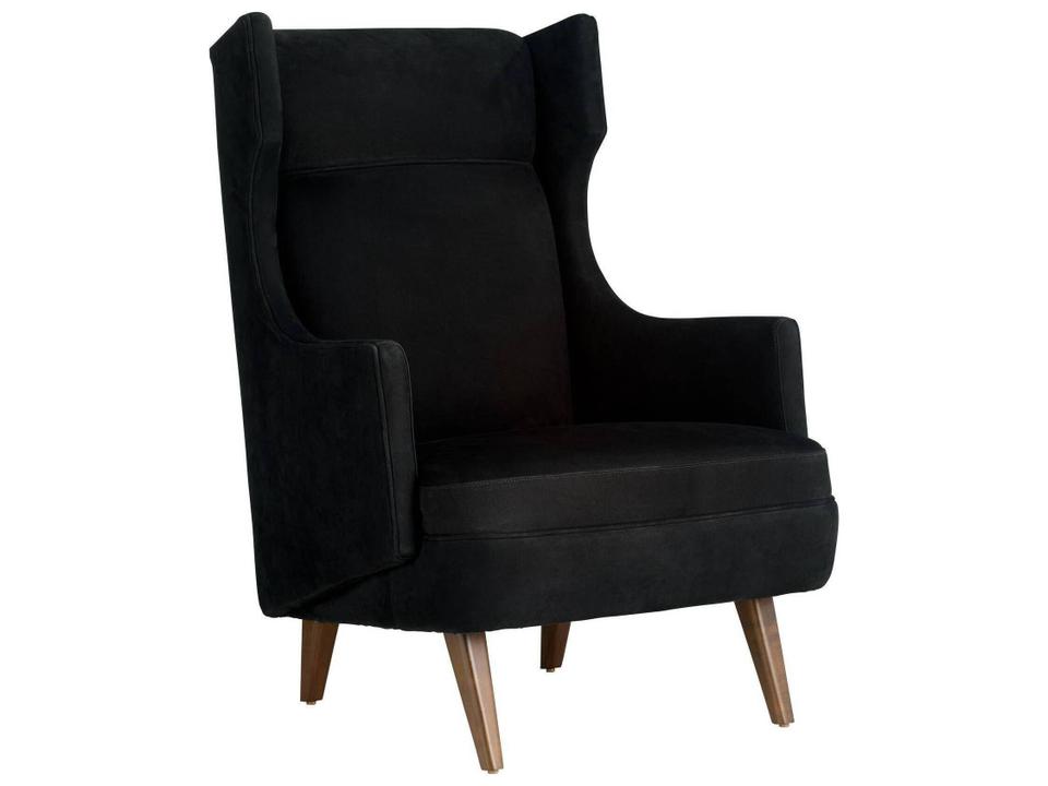 Black Velvet Accent Chair