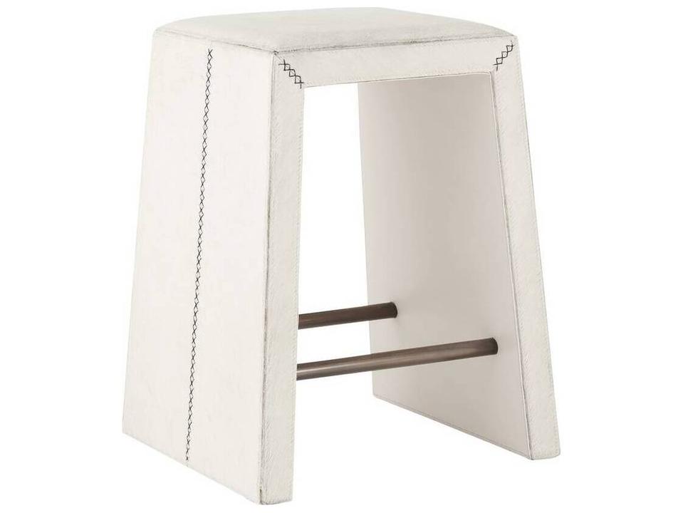 Cowan Counter Stool White Hide