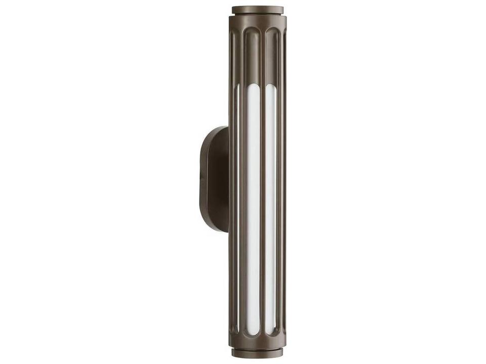 Inset 1-Light Outdoor Wall Sconce in Marine Grade Aged English Bronze