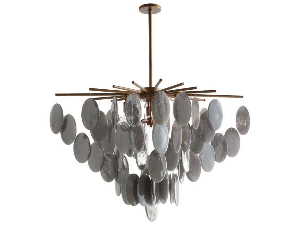 Tiffany Chandelier Antique Brass Modern