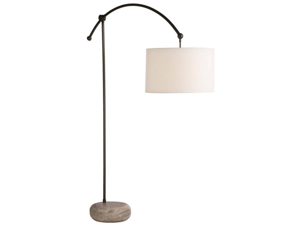 Black Gray Floor Lamp