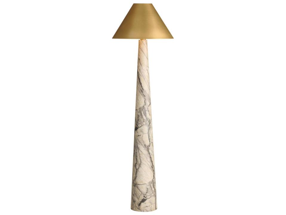 Gray Gold Floor Lamp