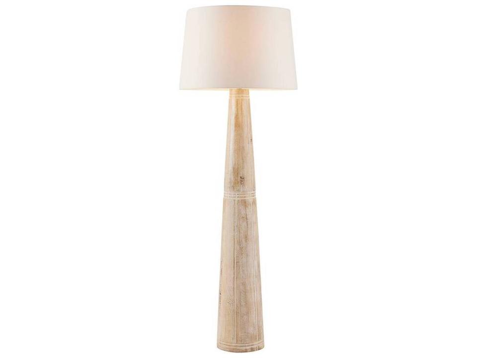Elmhurst Floor Lamp Whitewashed Mango Wood