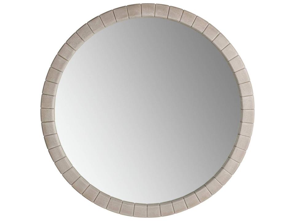 Gray Wall Mirror Round