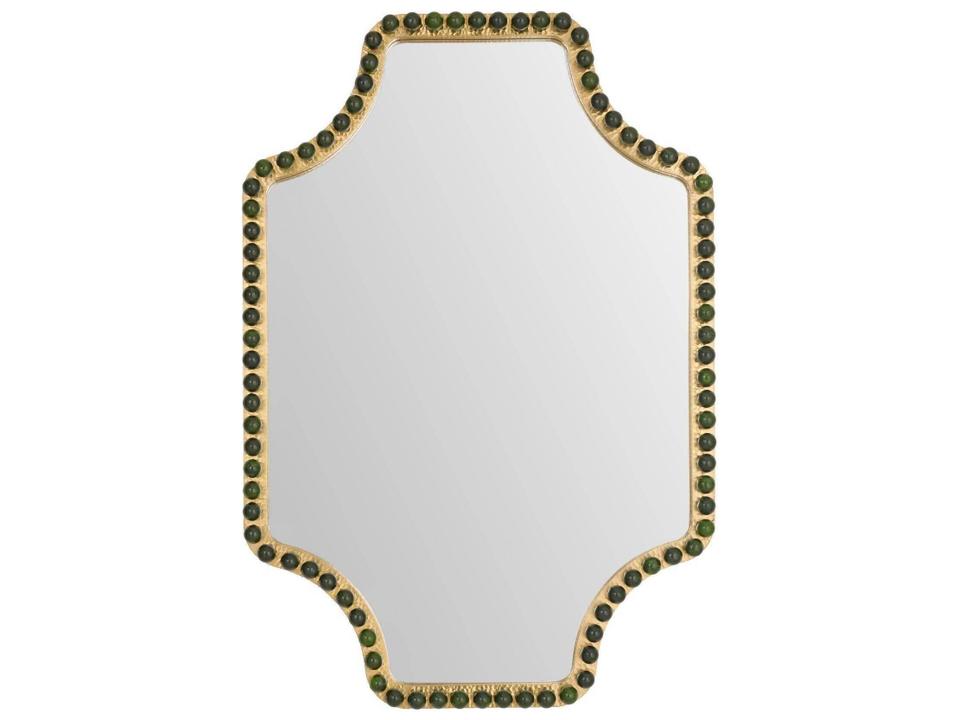 Gold Green Wall Mirror