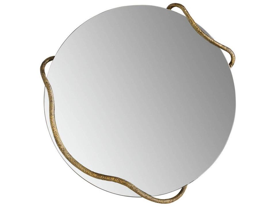 Gold Wall Mirror Round